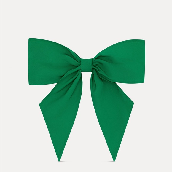 Oscar de la Renta x SimonSays Green Dog Bow